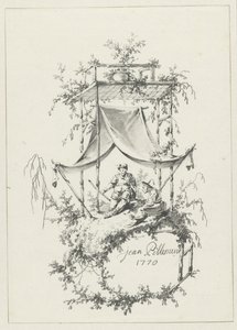 Sävellys Chinoiserie-tyyliin tekijältä Jean Baptiste Pillement