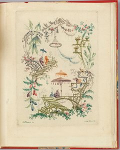Ornamenttikuvio kirjasta "Nouvelle suite de cahiers chinois a l