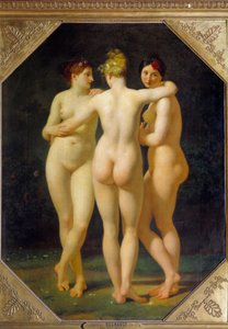 Kolme armoa. Jean Baptiste Regnaultin (1754-1829) maalaus tekijältä Jean Baptiste Regnault