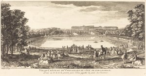 Näkymä Versaillesin palatsille Cote de l