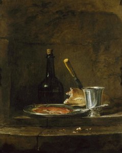 Aamiaisen valmistaminen tai hopeapikari ennen vuotta 1728.