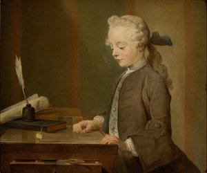 Auguste Gabriel Godefroyn muotokuva tekijältä Jean-Baptiste Simeon Chardin