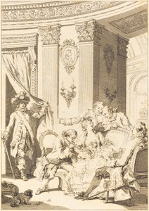 Tunnustajan aviomies tekijältä Jean Baptiste Tilliard and Antoine Jean Duclos after Jean Honoré Fragonard