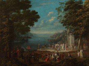 Naisten retki Hünkar İskelesissä Bosporinsalmella Damesfeest Sultan