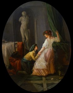 Ohimenevä ihastus tekijältä Jean Baptiste attr. to Mallet