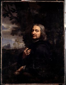 Philippe de Champaigne, taiteilijan setä (1602-1674) Kopio kadonneesta omakuvasta. Jean Baptiste de Champaignen (1631-1681) maalaus 1668 su. 1,2x0,9 m