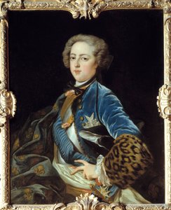 Ludvig XV:n (1710-1774), Ranskan kuninkaan muotokuva. Jean Baptiste Van Loon (1684-1745) maalaus