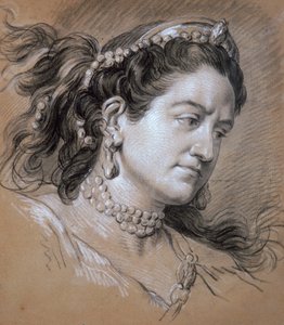 Naisen muotokuva, 1700-luku.