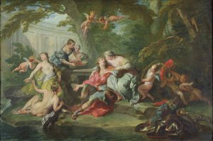 Renaud Armiden käsivarsissa, 1730-39