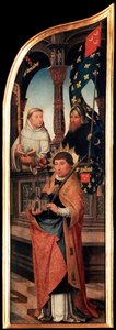 Ilmoitus, Triptyykki, sivupaneeli, 1517. tekijältä Jean the Elder Bellegambe