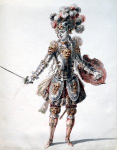 "Lumottu ritari", 1685 tekijältä Jean Berain, Jean Baptiste Lully