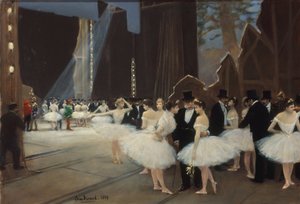 Pariisin oopperan kulissien takana tekijältä Jean Beraud