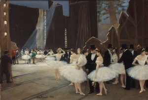 Oopperatalon siipien takana tekijältä Jean Beraud