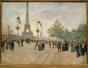 Sisäänpääsy Pariisin maailmannäyttelyyn ... tekijältä Jean Beraud