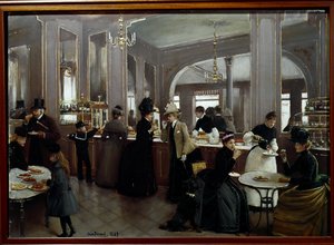 Gloppen konditoria tekijältä Jean Beraud