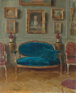 Sininen sohva, 1912 tekijältä Jean Beraud