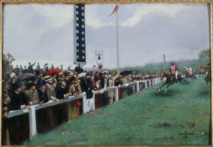 Kilpailut Longchampissa; maaliin tekijältä Jean Beraud