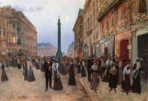 Rue de la Paix, Pariisi, 1907.