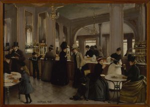 Gloppen konditoria tekijältä Jean Beraud