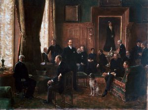 Kreivitär Potockan salonki, 1887 tekijältä Jean Beraud