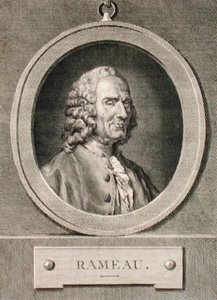 Jean Philippe Rameau (1683-1764) muotokuva Benoistin kaiverruksesta (kaiverrus) tekijältä Jean Bernard (after) Restout