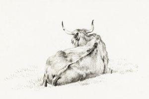 Makaava lehmä (1815) tekijältä Jean Bernard