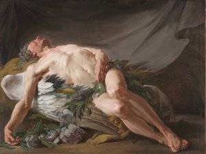 Nukkuminen tekijältä Jean Bernard Restout