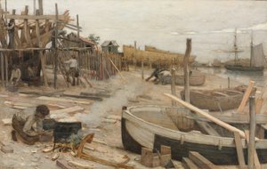 The Boatyard, noin 1875