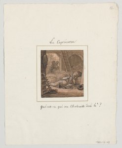 Suunnittelu maalatulle posliinilautaselle, Le Capricorne (Kauris), le Zodiac Travesti (The Farcical Zodiac) Service