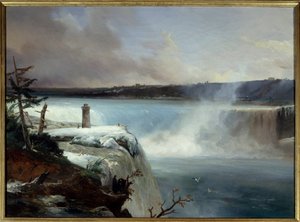 Niagaran putoukset. Jean Charles Remondin (1795-1875) maalaus