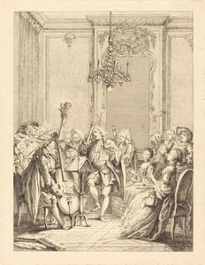 Konsertti tekijältä Jean Claude Richard de Saint Non after Hubert François Gravelot