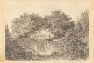 Pikku Puisto tekijältä Jean Claude Richard de Saint Non after Jean Honoré Fragonard