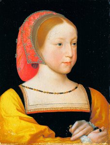 ranska: Portrait de Charlotte de Valois Ranskan Charlotten muotokuvaa tekijältä Jean Clouet