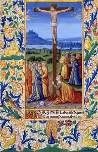 Ms Lat. Q.v.I.126 f.84v Ristiinnaulitseminen, Louis d