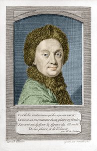 Pierre Louis Moreau de Maupertuis, tähtitieteilijä (1698 - 1759), kaivertanut J. Daullé vuonna 1755
