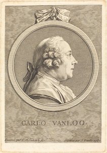 Carle Vanloo tekijältä Jean Daullé after Charles Nicolas Cochin II