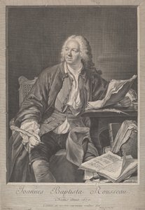 Jean Baptiste Rousseau tekijältä Jean Daullé, after Jacques Andre Joseph Camelot Aved