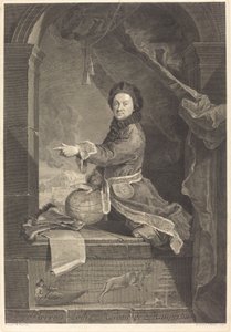 Pierre Louis Moreau de Maupertuis tekijältä Jean Daullé after Robert Levrac Tournieres