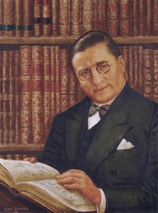 Armand Albert Rateau kirjastossaan, kuvannut Jean Dunand (1877-1942). tekijältä Jean Dunand