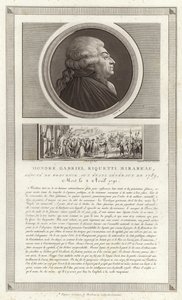 Mirabeaun kreivin Honore Gabriel Riquetin muotokuva