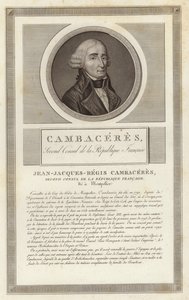 Jean Jacques Regis de Cambaceresin muotokuva