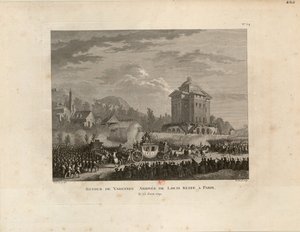 Paluu Varennesista, Louis Capetin saapuminen Pariisiin, 1802. tekijältä Jean Duplessis Bertaux