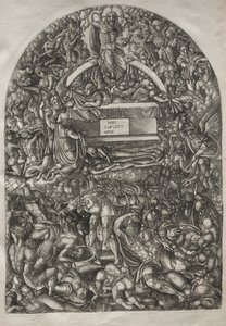 The Apocalypse: A Star Falls and Makes Hell to Open, 1546-1556. tekijältä Jean Duvet