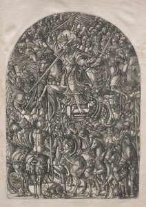 Apokalypsi: Kristus valkoisen hevosen selässä, 1546-1556.