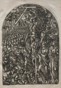 Apokalypsi: Neljä enkeliä pidättelevät tuulia, 1546-1556. tekijältä Jean Duvet
