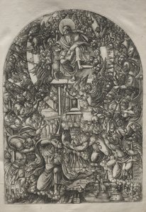 The Apocalypse: St. John kutsuttiin taivaaseen, 1546-1556. tekijältä Jean Duvet