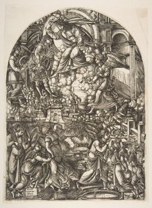 The Winepress of the Wrath of God, alkaen Apocalypse.n.d. tekijältä Jean Duvet