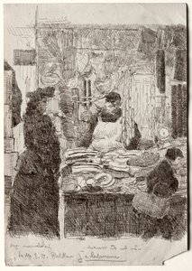 Vanhoilla markkinoilla tekijältä Jean Emile Laboureur