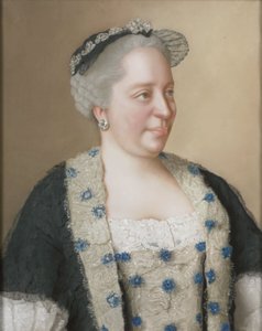 Itävallan keisarinna Maria Teresan (1717-1780) muotokuva tekijältä Jean Étienne Liotard