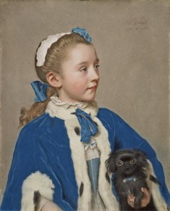 Muotokuva Maria Frederike van Reede-Athlonesta seitsemänvuotiaana tekijältä Jean Étienne Liotard